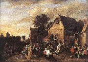 TENIERS, David the Younger Flemish Kermess fh oil painting